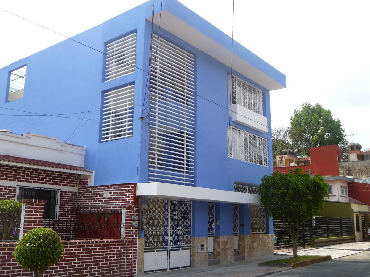 La Casa Azul Hostal Y Pension - Coatepec 贾拉普 外观 照片